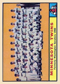 1961 Topps #542 Minnesota Twins TC