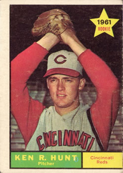 1961 Topps #556 Ken R. Hunt RC