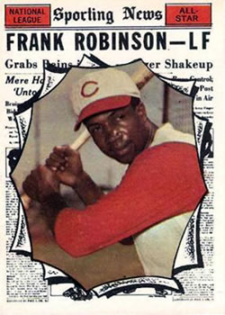 1961 Topps #581 Frank Robinson AS