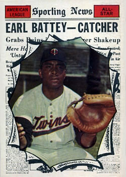1961 Topps #582 Earl Battey AS