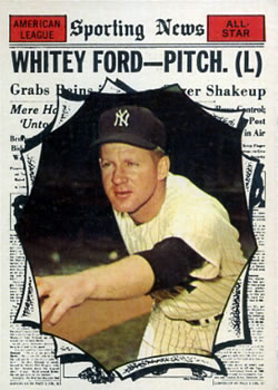 1961 Topps #586 Whitey Ford AS