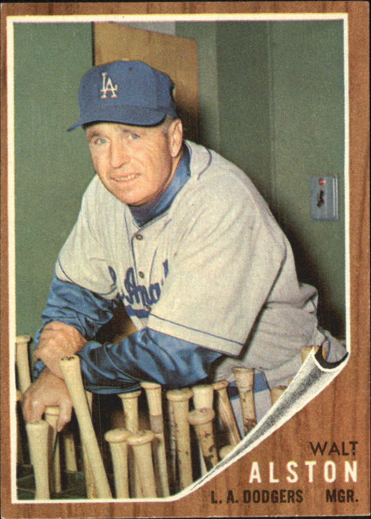 1962 Topps #217 Walter Alston MG