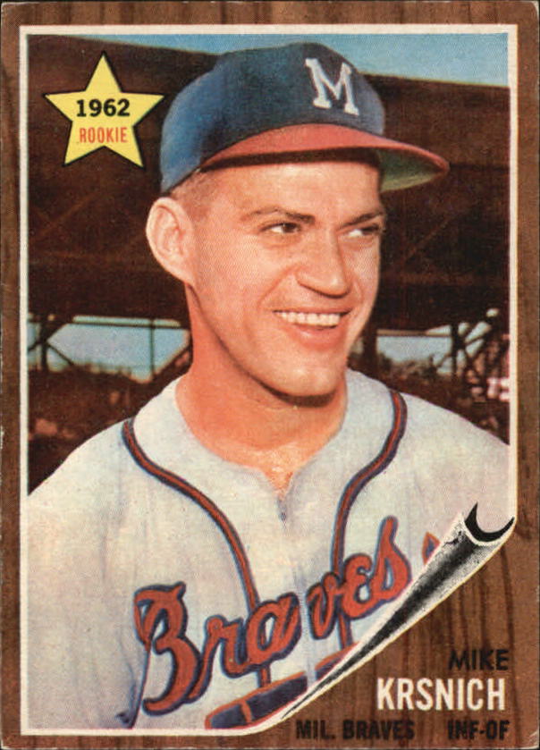1962 Topps #289 Mike Krsnich RC