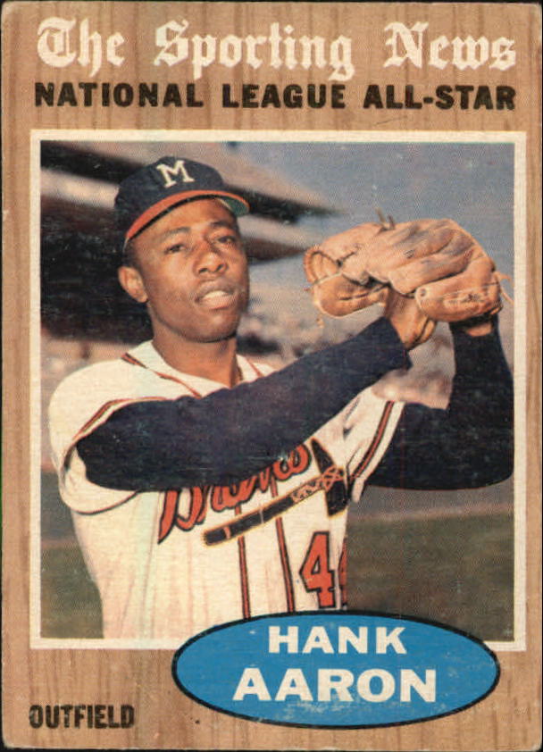 1962 Topps #394 Hank Aaron AS
