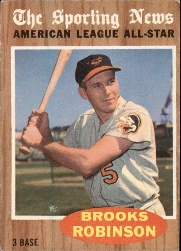 1962 Topps #468 Brooks Robinson AS