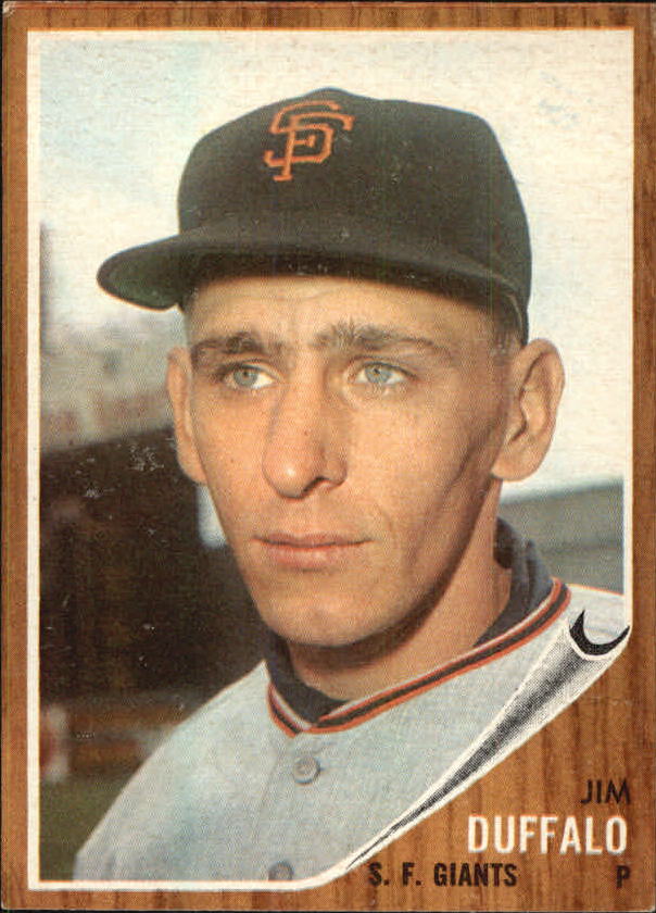 1962 Topps #578 Jim Duffalo RC