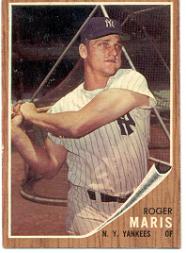 1962 Topps Venezuelan #1 Roger Maris !