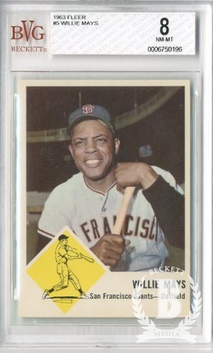 1963 Fleer #5 Willie Mays