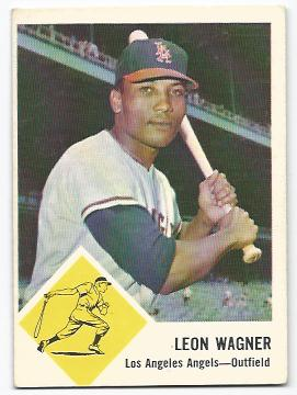1963 Fleer #21 Leon Wagner