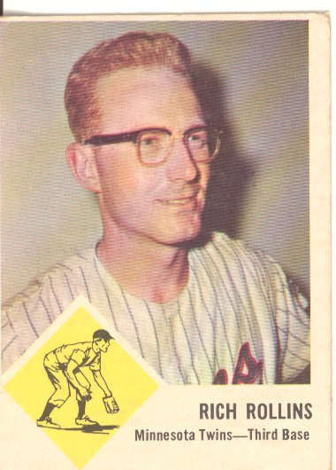 1963 Fleer #24 Rich Rollins