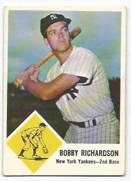 1963 Fleer #25 Bobby Richardson