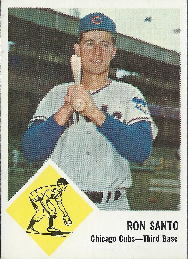 1963 Fleer #32 Ron Santo