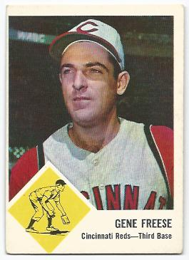 1963 Fleer #33 Gene Freese