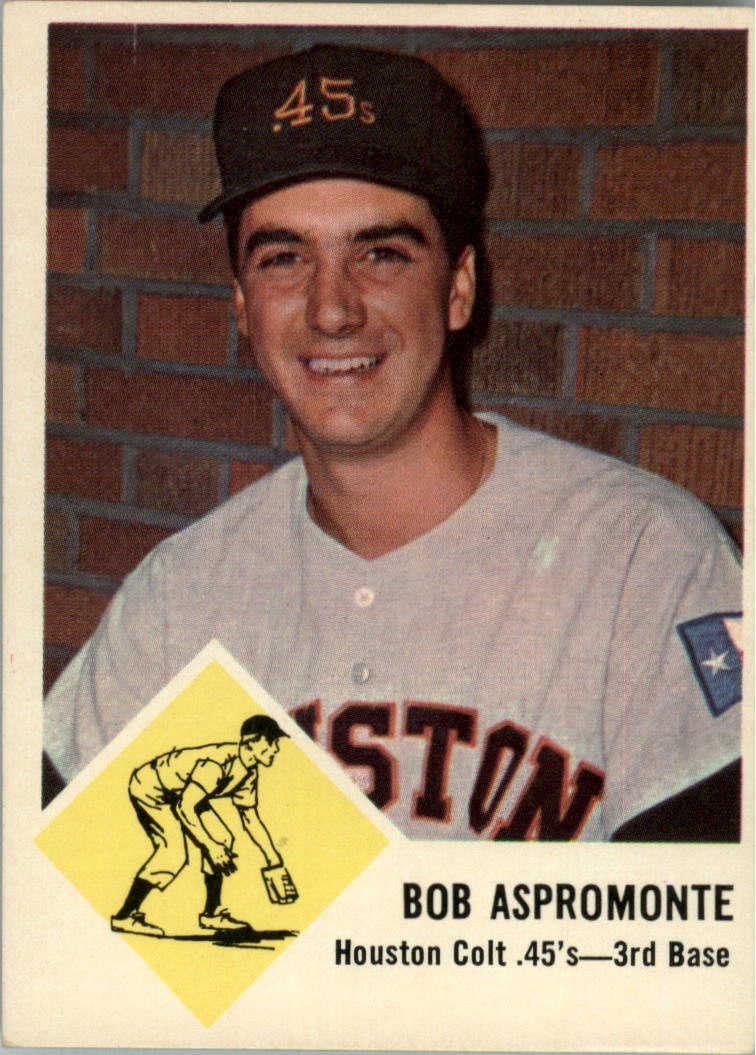 1963 Fleer #37 Bob Aspromonte
