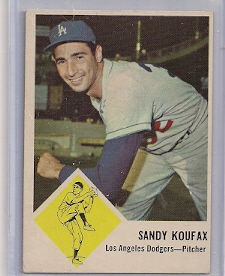 1963 Fleer #42 Sandy Koufax