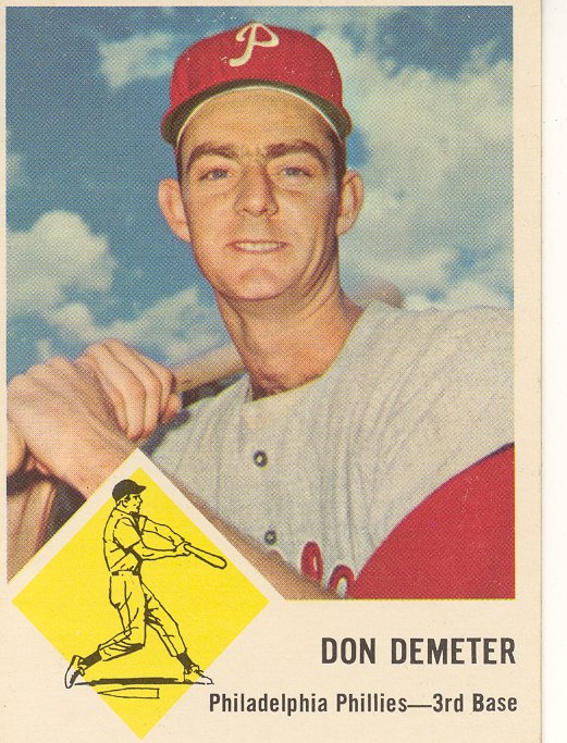 1963 Fleer #53 Don Demeter