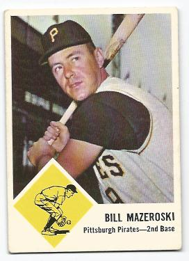 1963 Fleer #59 Bill Mazeroski