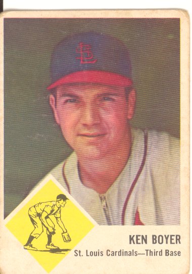 1963 Fleer #60 Ken Boyer