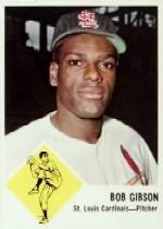1963 Fleer #61 Bob Gibson