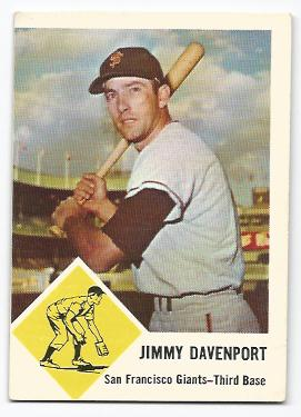 1963 Fleer #65 Jim Davenport