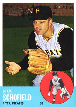 1963 Topps #34 Dick Schofield