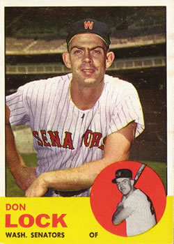 1963 Topps #47 Don Lock RC