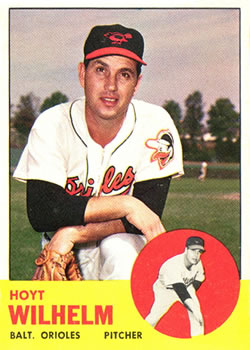 1963 Topps #108 Hoyt Wilhelm
