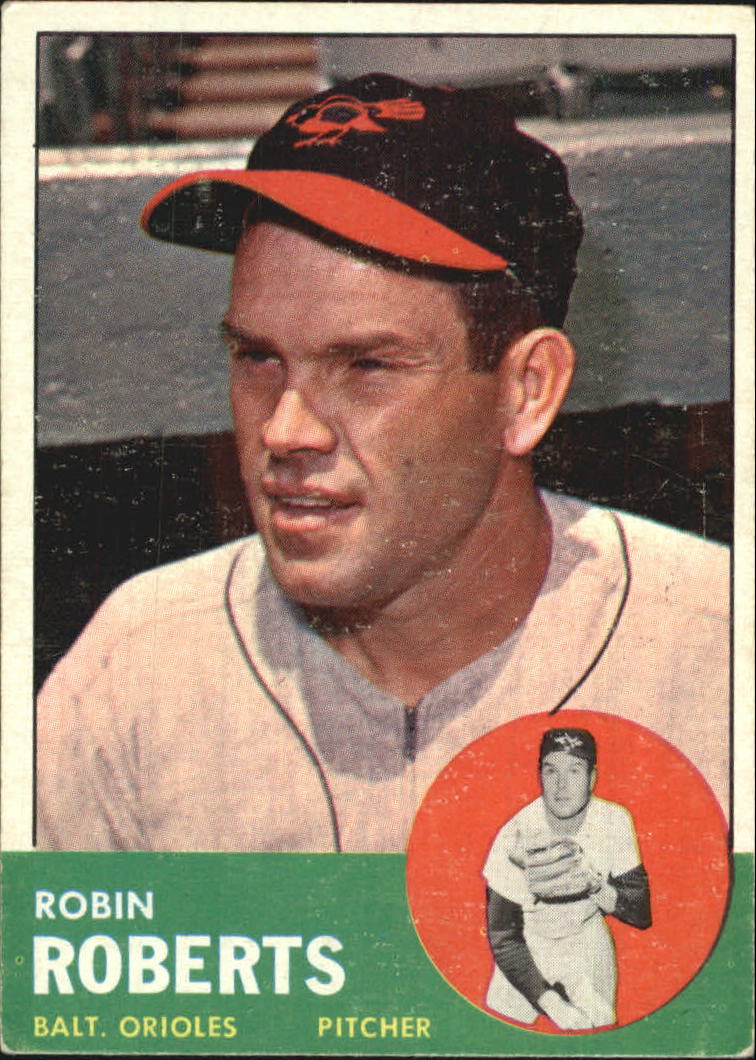 1963 Topps #125 Robin Roberts