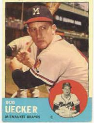 1963 Topps #126 Bob Uecker