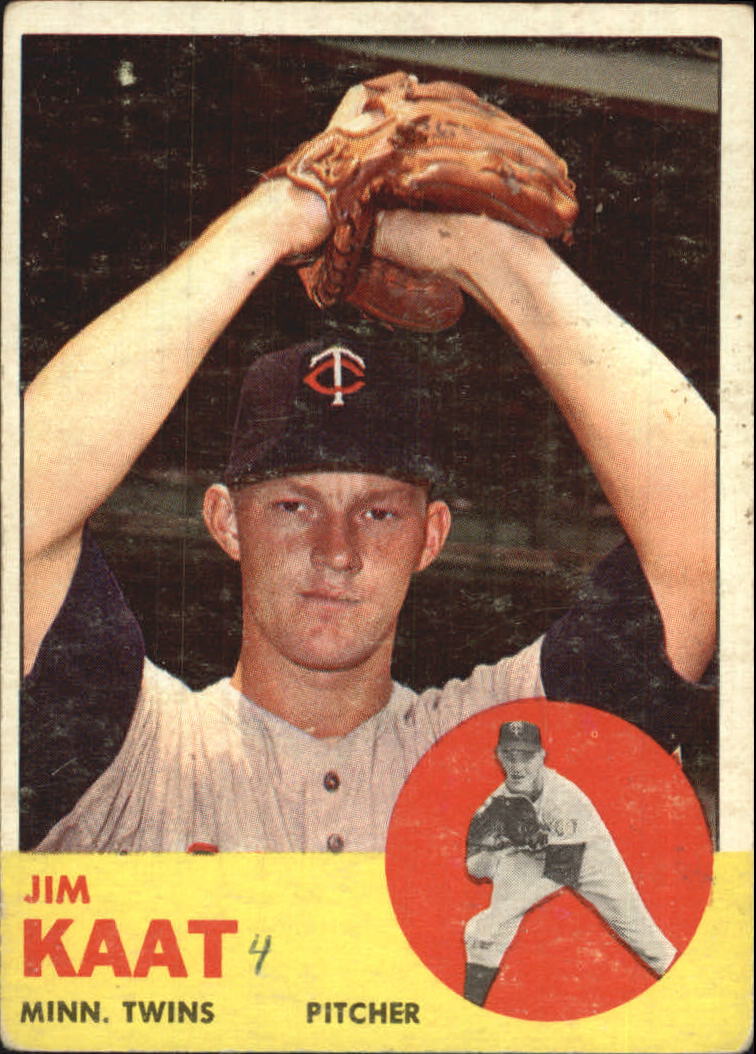 1963 Topps #165 Jim Kaat