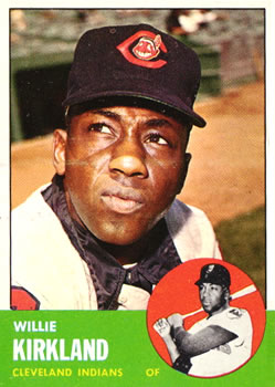 1963 Topps #187 Willie Kirkland