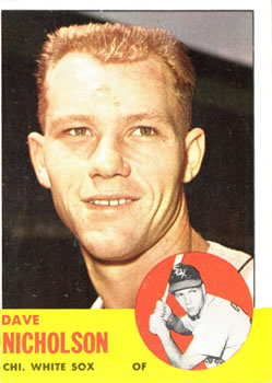 1963 Topps #234 Dave Nicholson