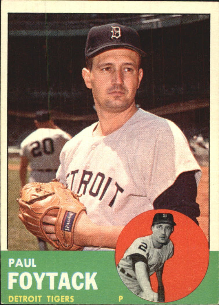 1963 Topps #327 Paul Foytack
