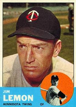 1963 Topps #369 Jim Lemon