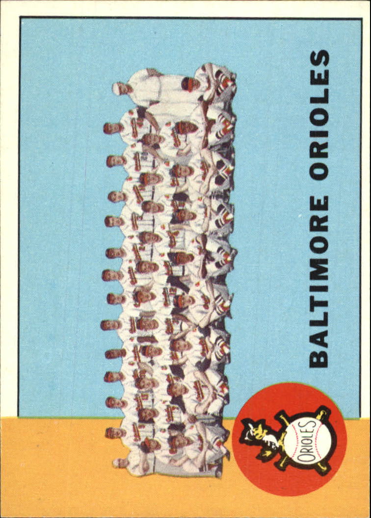 1963 Topps #377 Baltimore Orioles TC