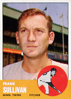 1963 Topps #389 Frank Sullivan