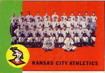 1963 Topps #397 Kansas City Athletics TC