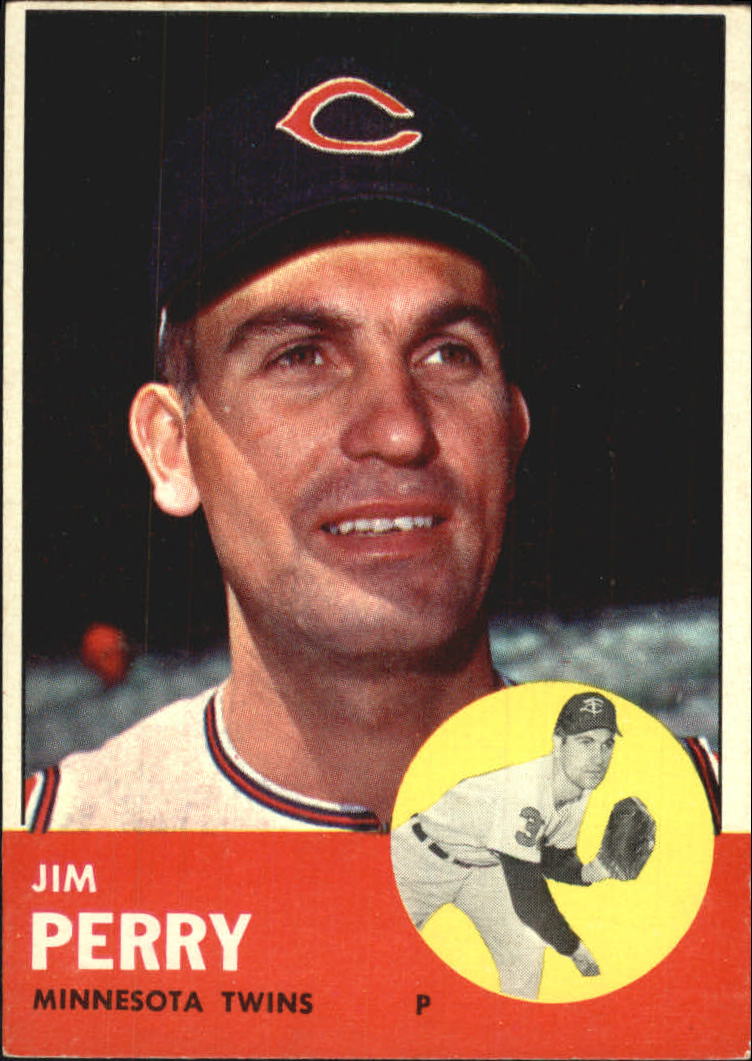 1963 Topps #535 Jim Perry