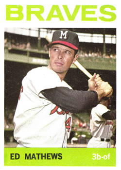 1964 Topps #35 Eddie Mathews