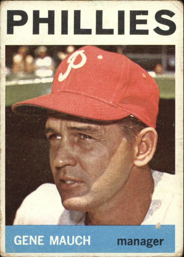 1964 Topps #157 Gene Mauch MG