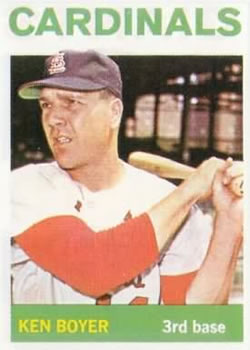 1964 Topps #160 Ken Boyer