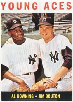 1964 Topps #219 Young Aces/Al Downing/Jim Bouton