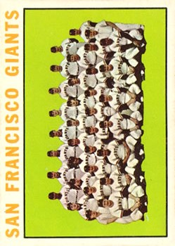 1964 Topps #257 San Francisco Giants TC