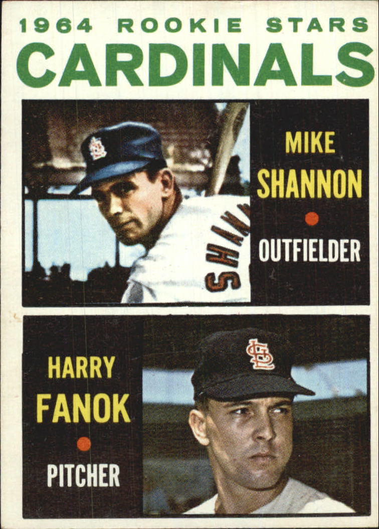 1964 Topps #262 Rookie Stars/Mike Shannon RC/Harry Fanok
