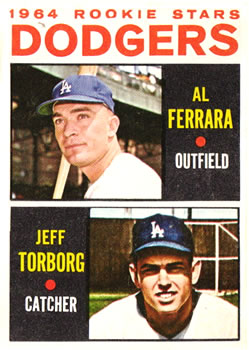 1964 Topps #337 Rookie Stars/Al Ferrara RC/Jeff Torborg RC