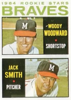 1964 Topps #378 Rookie Stars/Woody Woodward RC/Jack Smith