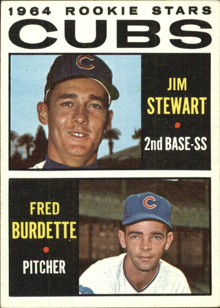 1964 Topps #408 Rookie Stars/Jim Stewart RC/Fred Burdette RC