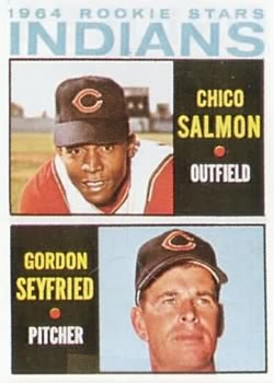 1964 Topps #499 Rookie Stars/Chico Salmon RC/Gordon Seyfried RC