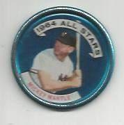 1964 Topps Coins #131B Mickey Mantle AS Left Handed