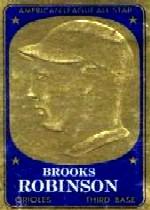 1965 Topps Embossed #16 Brooks Robinson